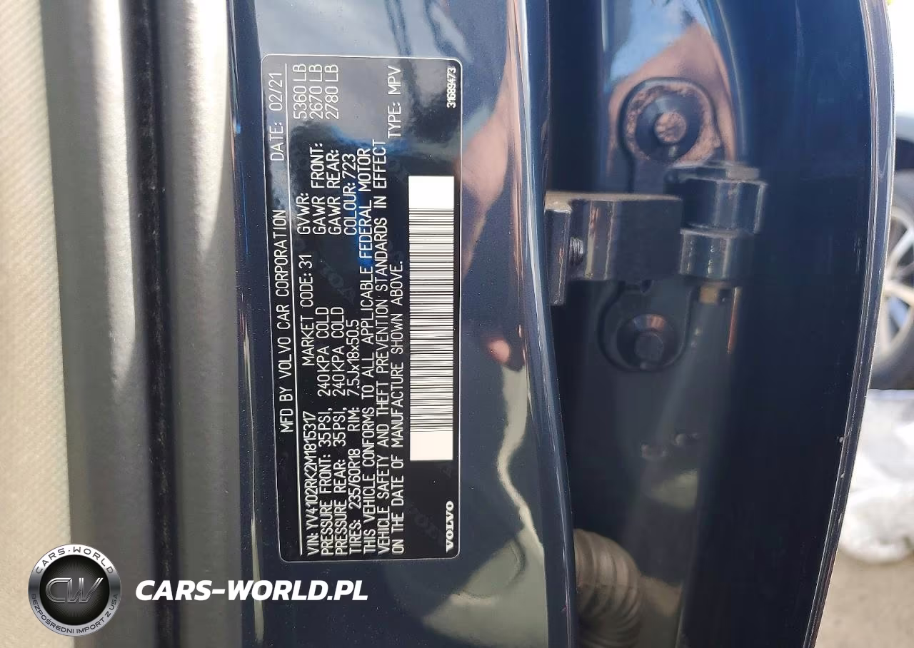 2021 Volvo Xc60 T5 Momentum VIN:YV4102RK2M1815317 - 12