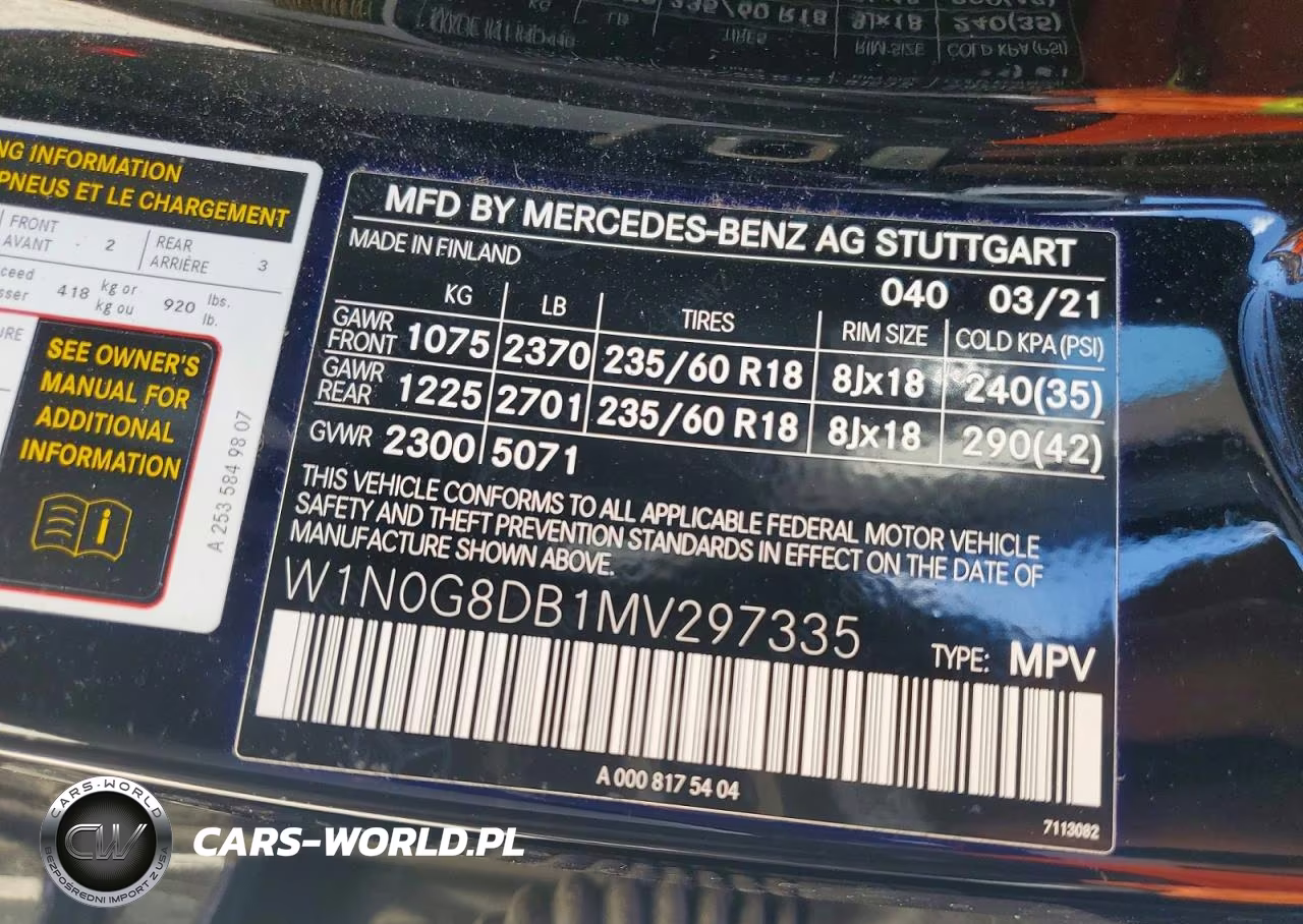 2021 Mercedes-Benz Glc 300 VIN:W1N0G8DB1MV297335 - 13