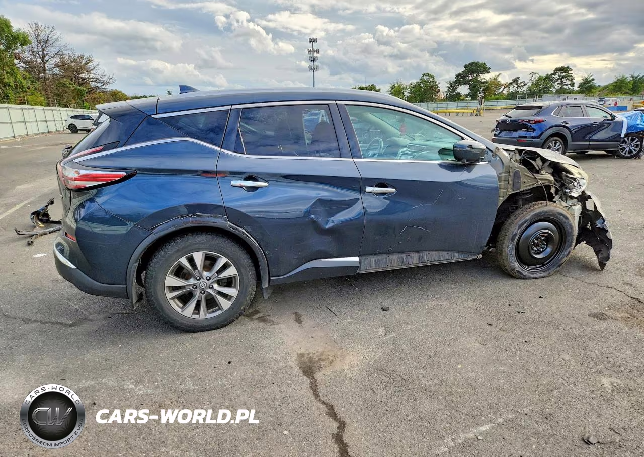 2017 Nissan Murano Sl VIN:5N1AZ2MH2HN124478 - 3