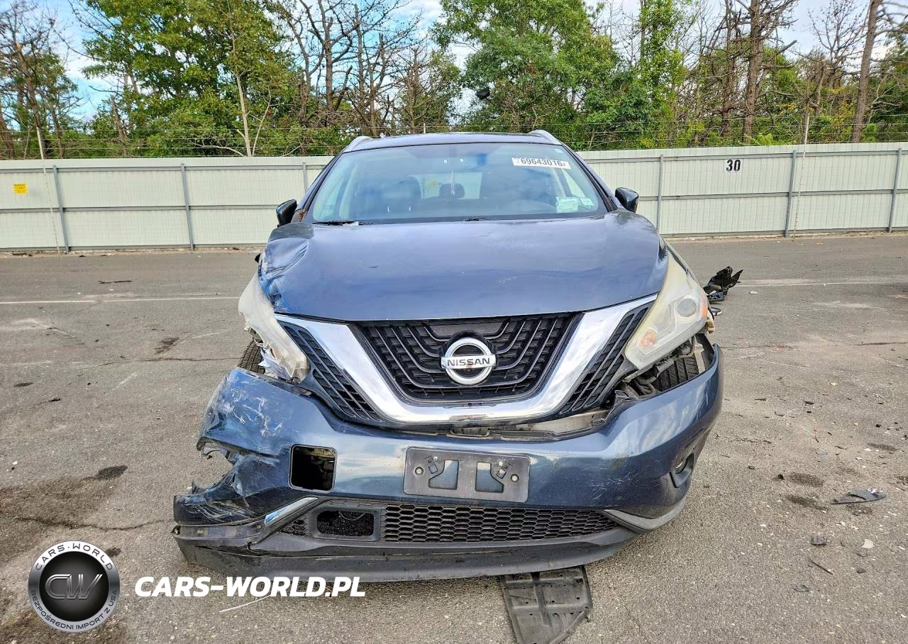 2017 Nissan Murano Sl VIN:5N1AZ2MH2HN124478 - 5