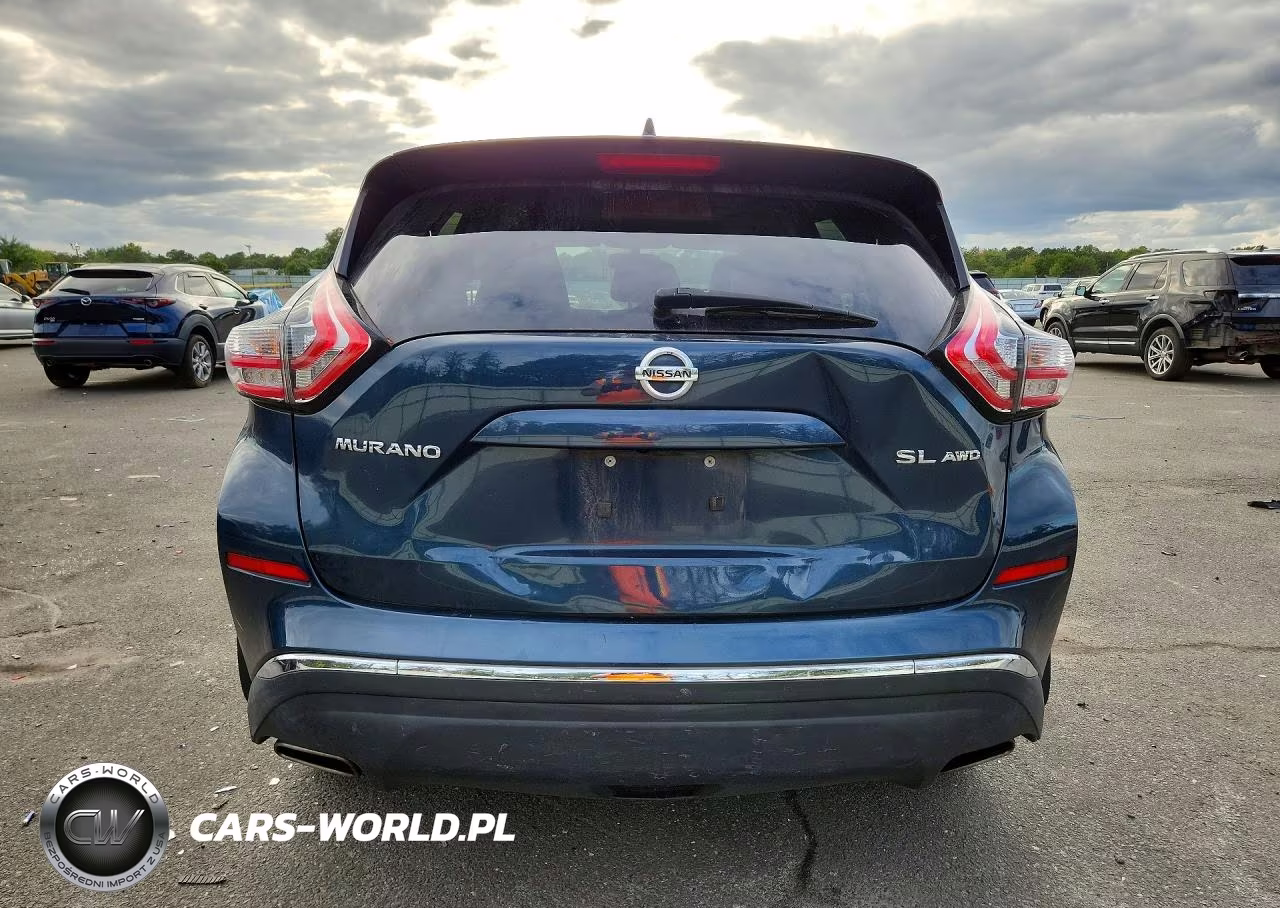 2017 Nissan Murano Sl VIN:5N1AZ2MH2HN124478 - 6