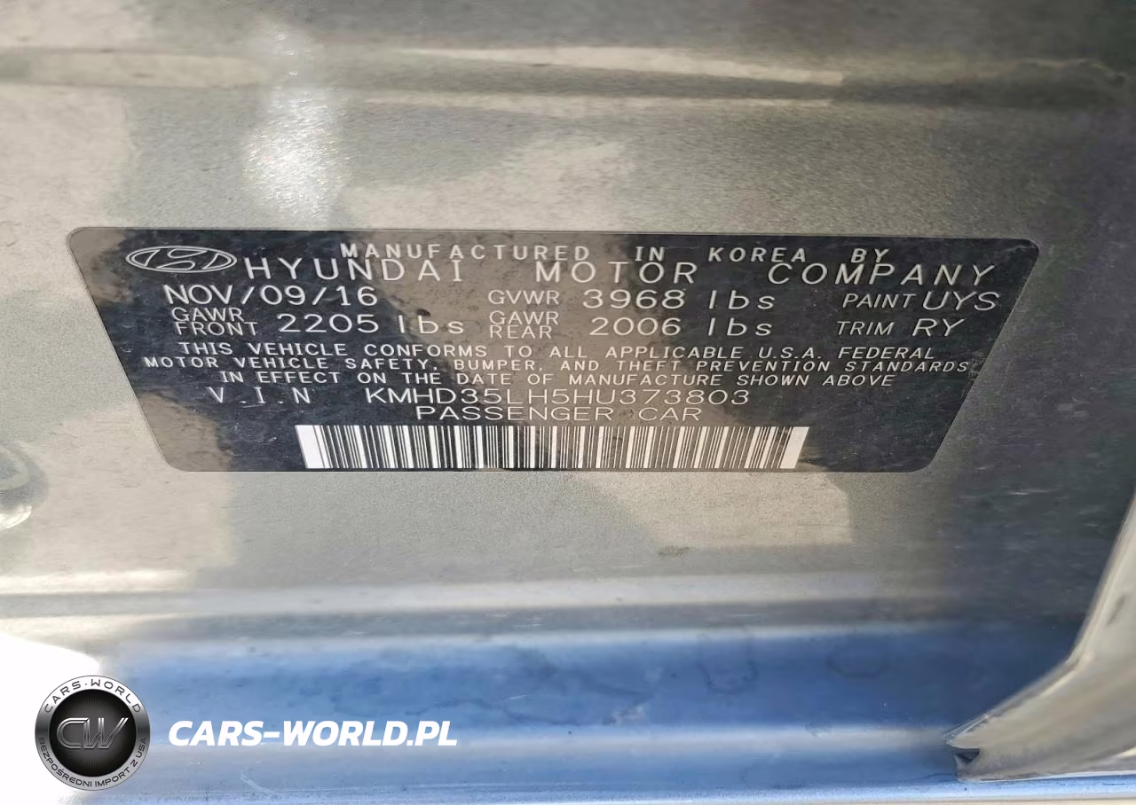 2017 Hyundai Elantra Gt Base VIN:KMHD35LH5HU373803 - 12