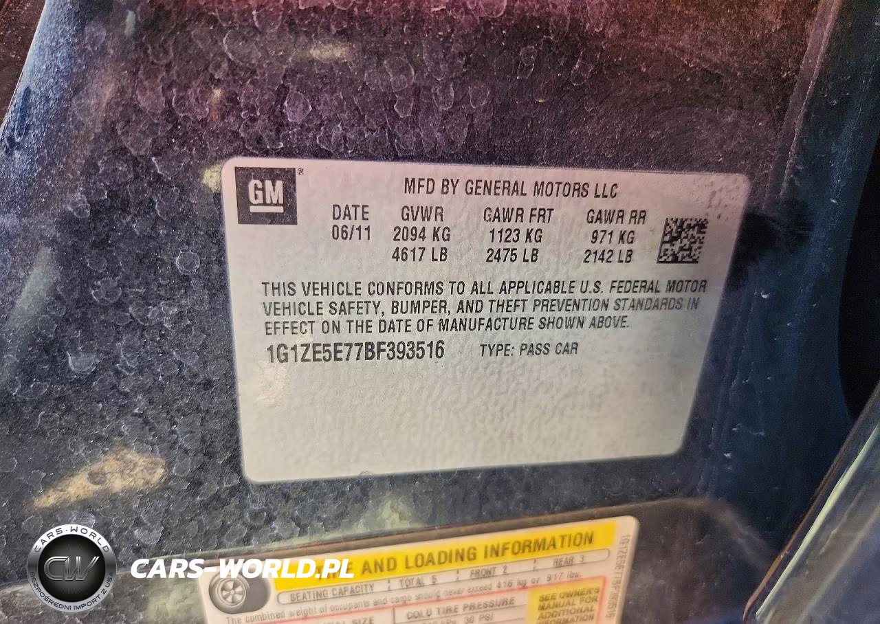 2011 Chevrolet Malibu Ltz VIN:1G1ZE5E77BF393516 - 12