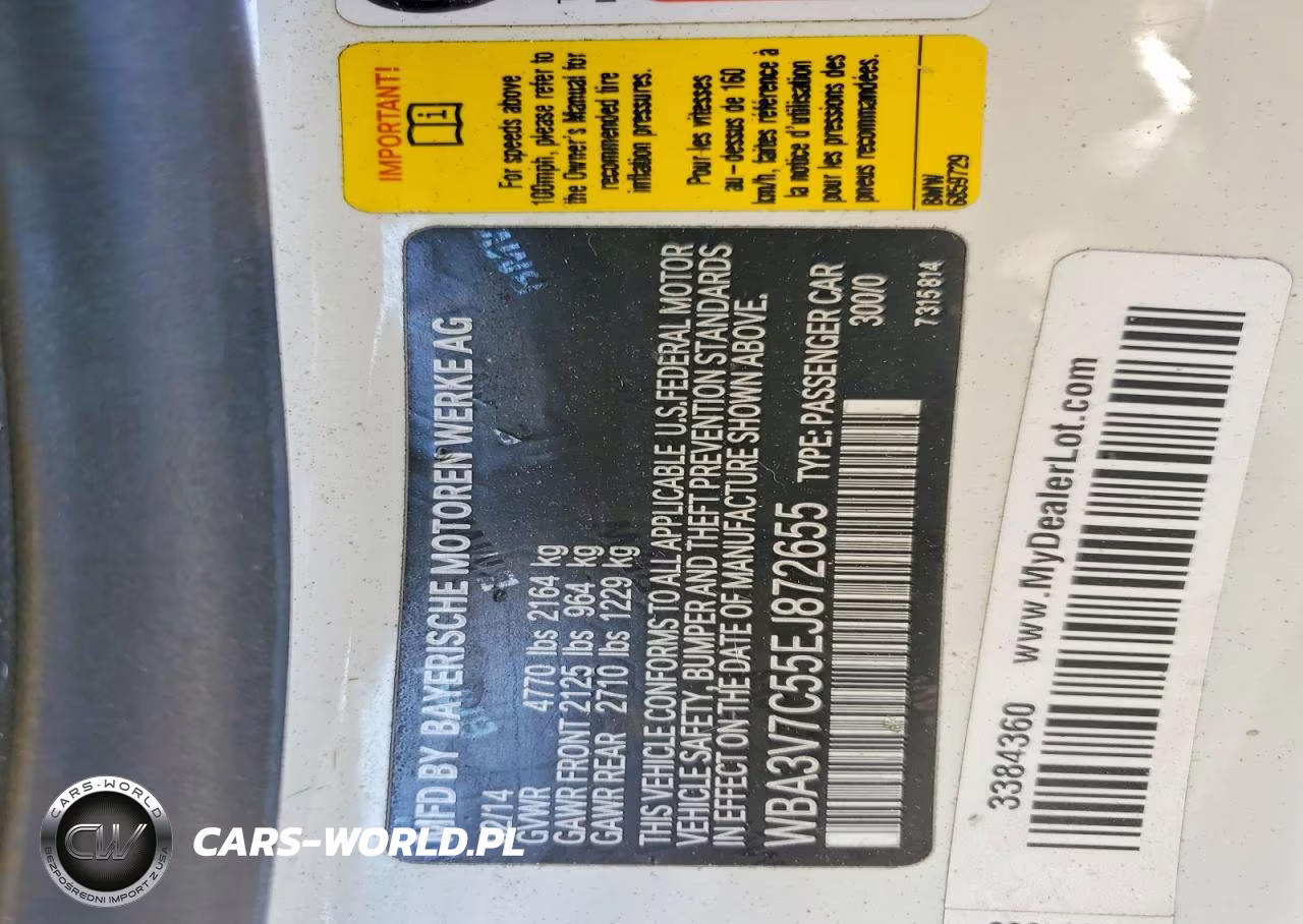 2014 BMW 428 I Sulev VIN:WBA3V7C55EJ872655 - 13