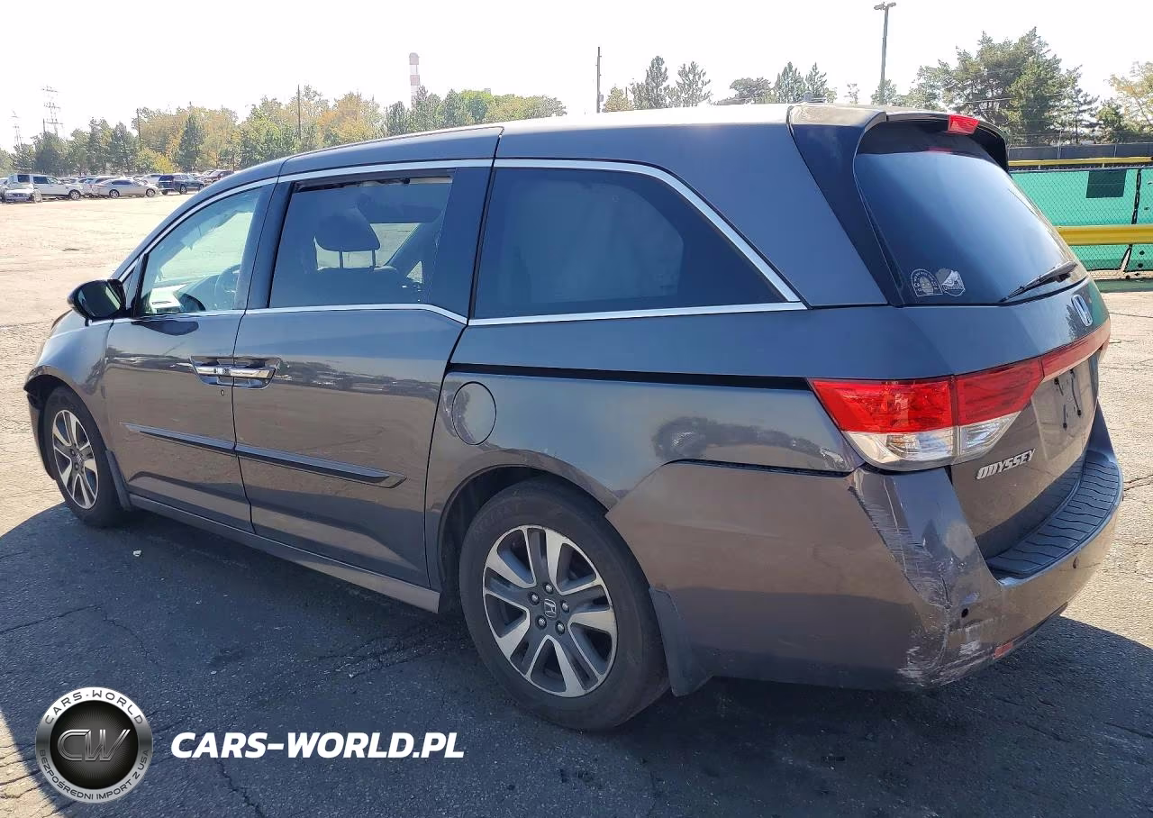 2015 Honda Odyssey Touring VIN:5FNRL5H92FB091541 - 2