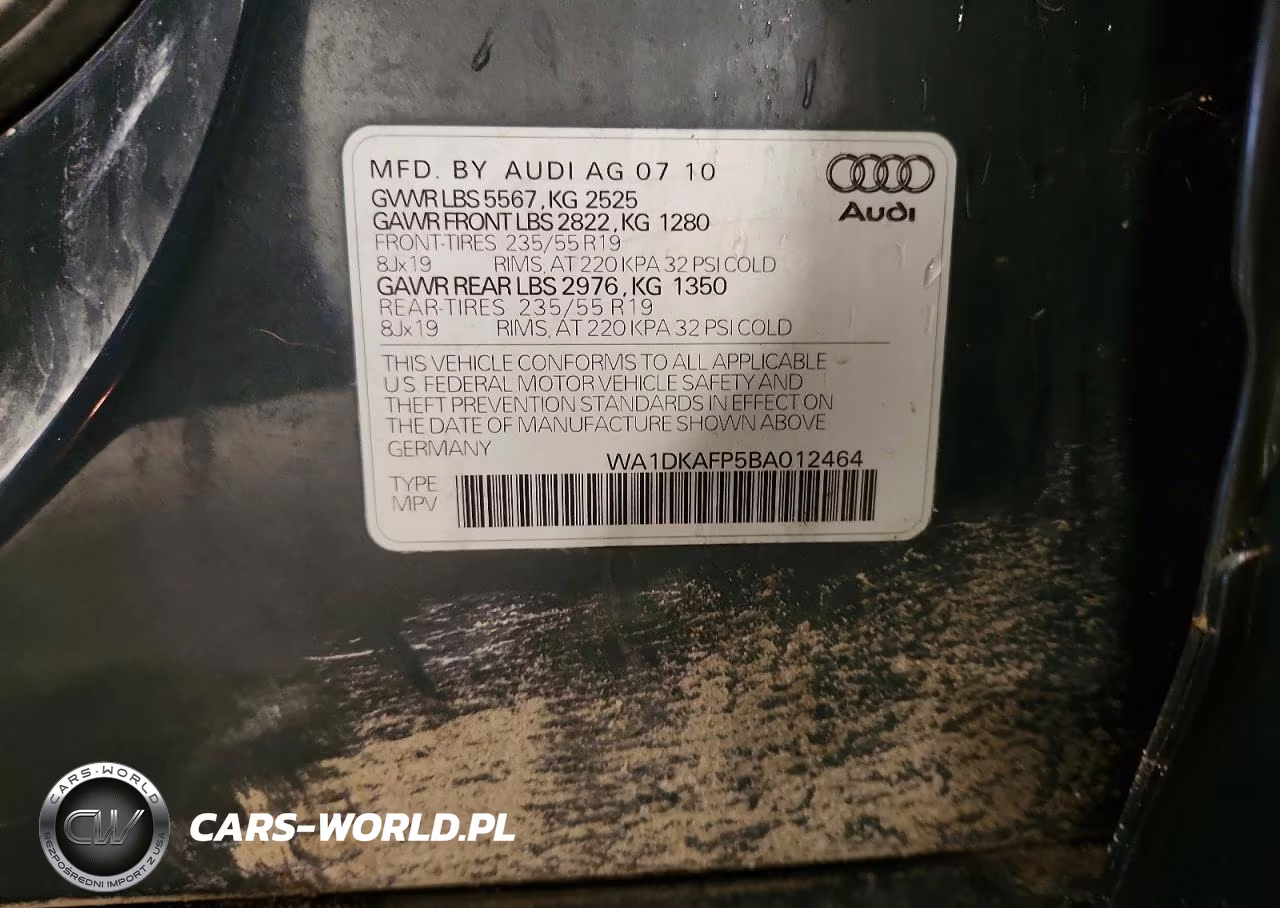 2011 Audi Q5 Premium Plus VIN:WA1DKAFP5BA012464 - 13