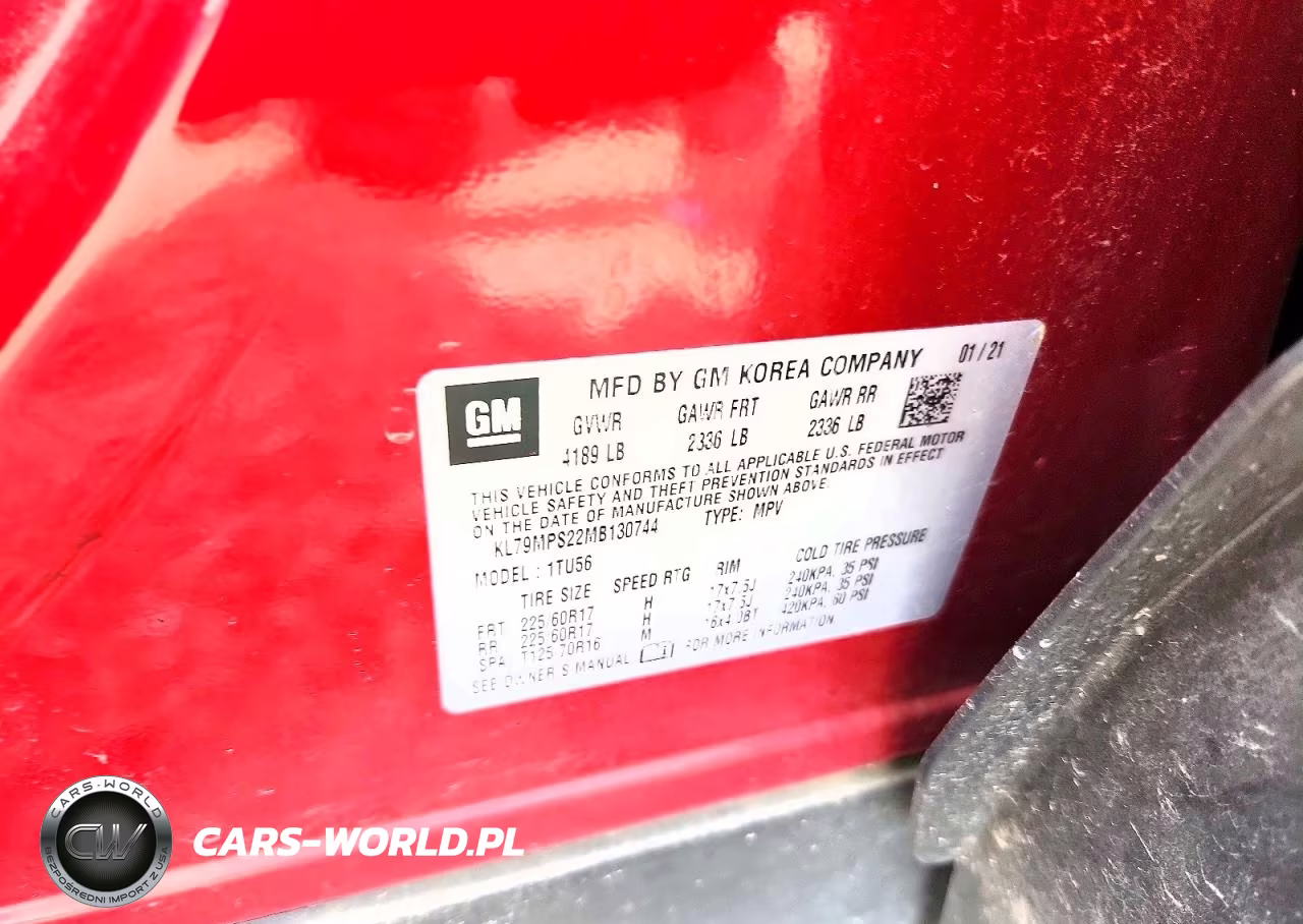2021 Chevrolet Trailblazer Lt VIN:KL79MPS22MB130744 - 14