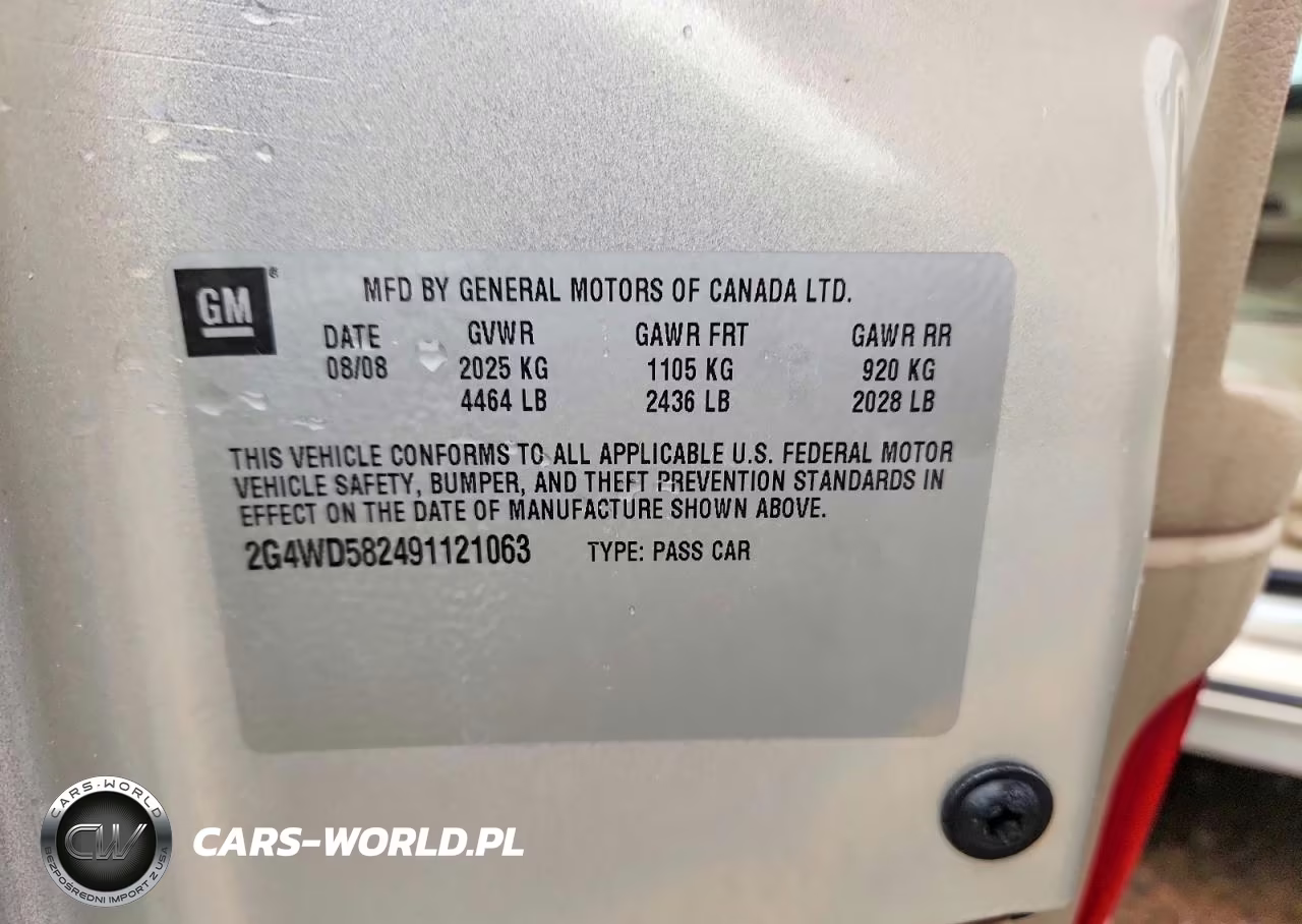 2009 Buick Lacrosse Cxl VIN:2G4WD582491121063 - 12