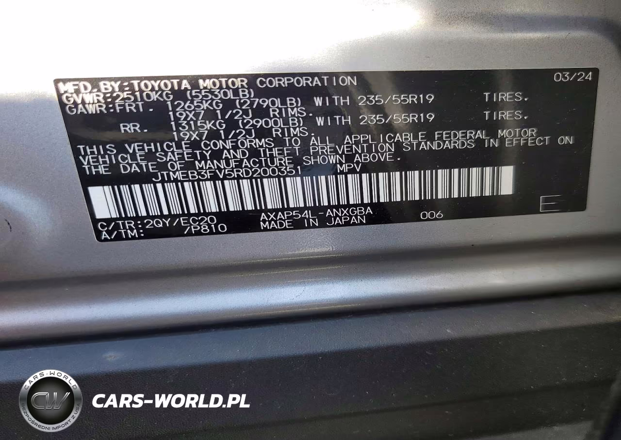 2024 Toyota Rav4 Prime Xse VIN:JTMEB3FV5RD200351 - 14