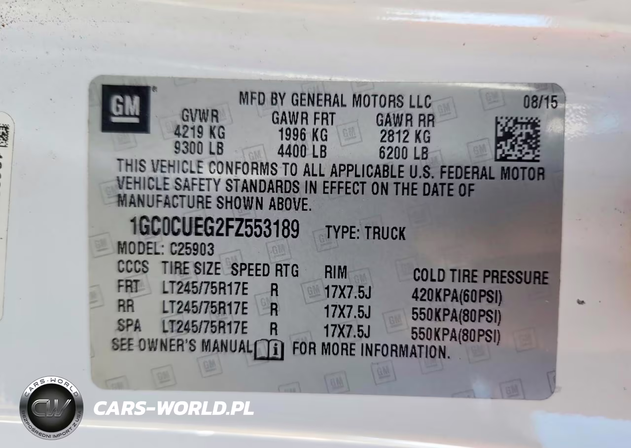 2015 Chevrolet Silverado C2500 Heavy Duty VIN:1GC0CUEG2FZ553189 - 12