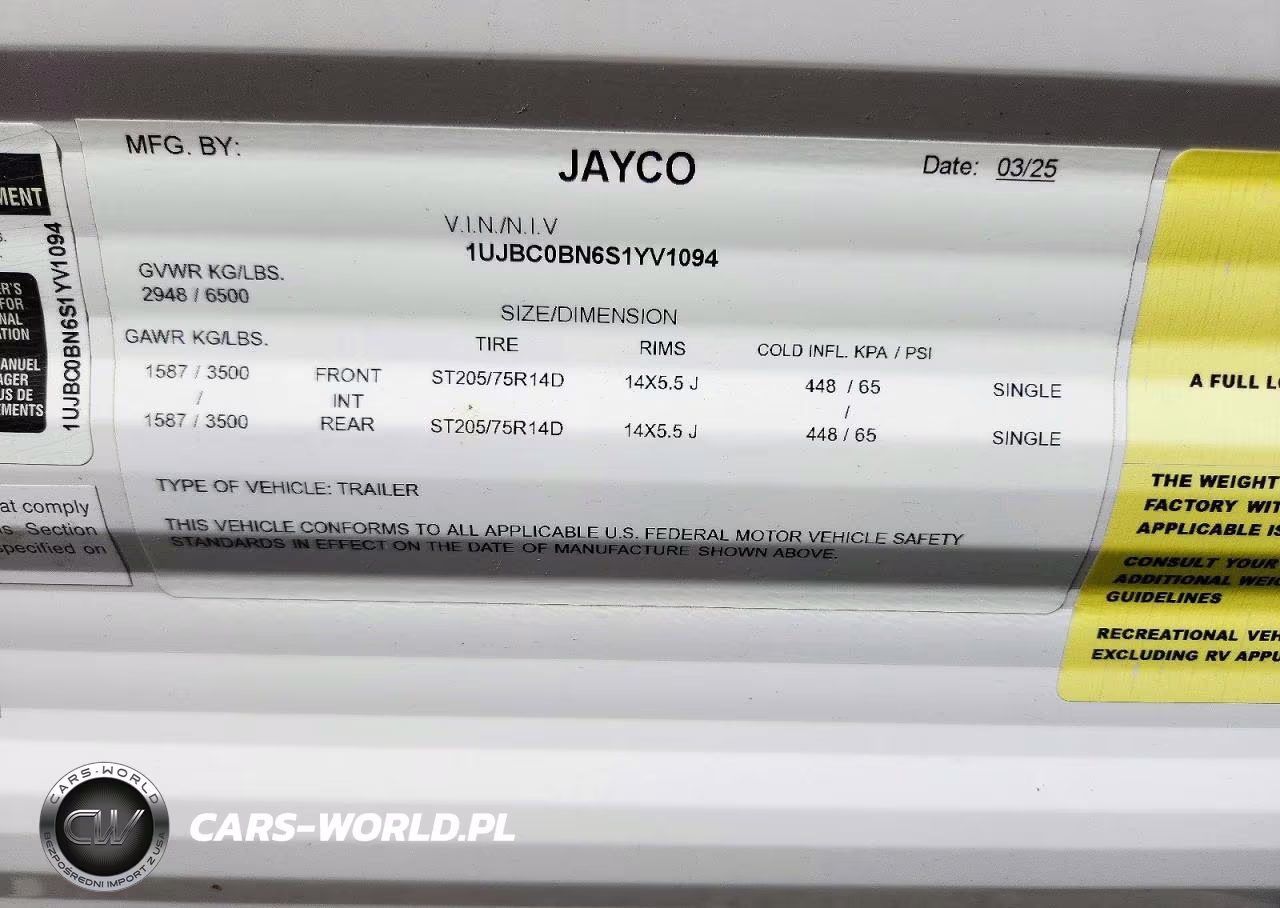 2025 Jayco Jay Flight Camper VIN:1UJBC0BN6S1YV1094 - 10