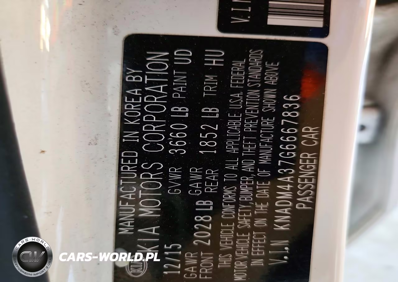2016 Kia Rio Lx VIN:KNADM4A37G6667836 - 13