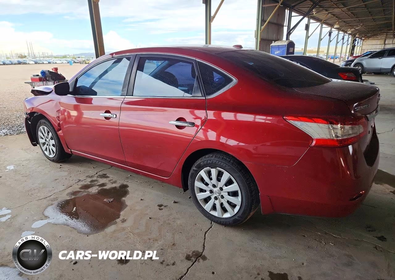 2015 Nissan Sentra Sv VIN:3N1AB7AP8FL650809 - 2