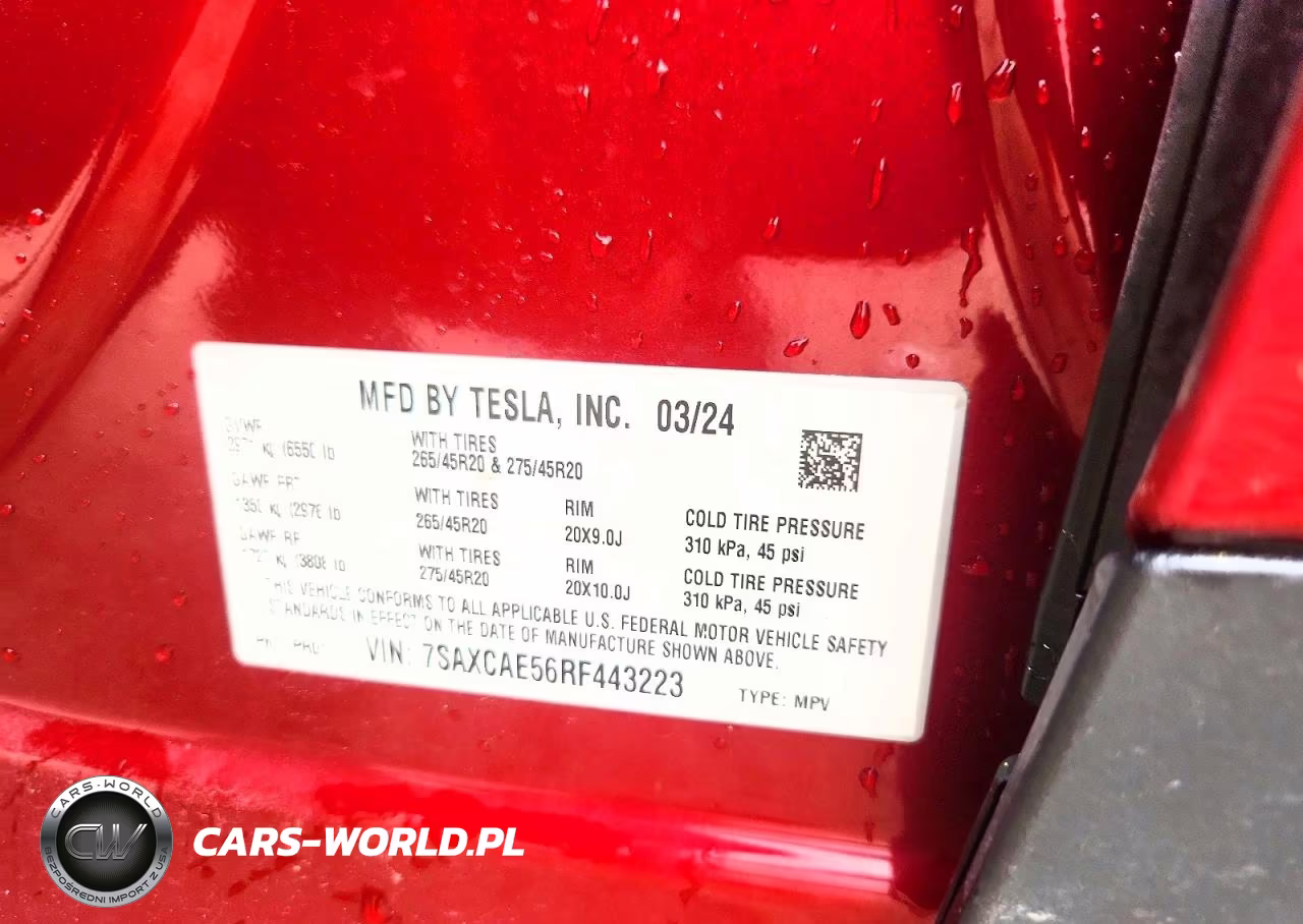 2024 Tesla Model X VIN:7SAXCAE56RF443223 - 12