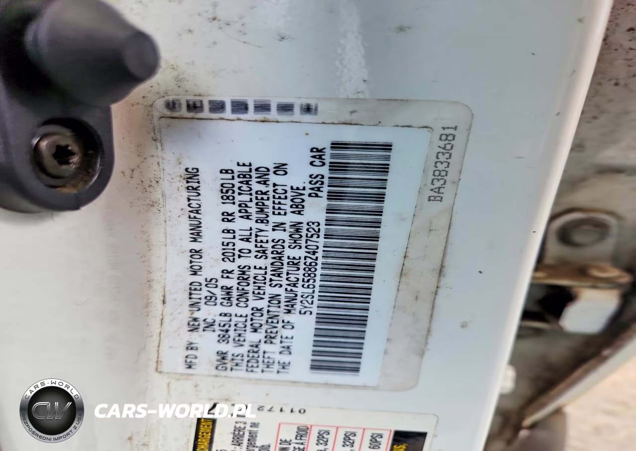 2006 Pontiac Vibe VIN:5Y2SL65886Z407523 - 12