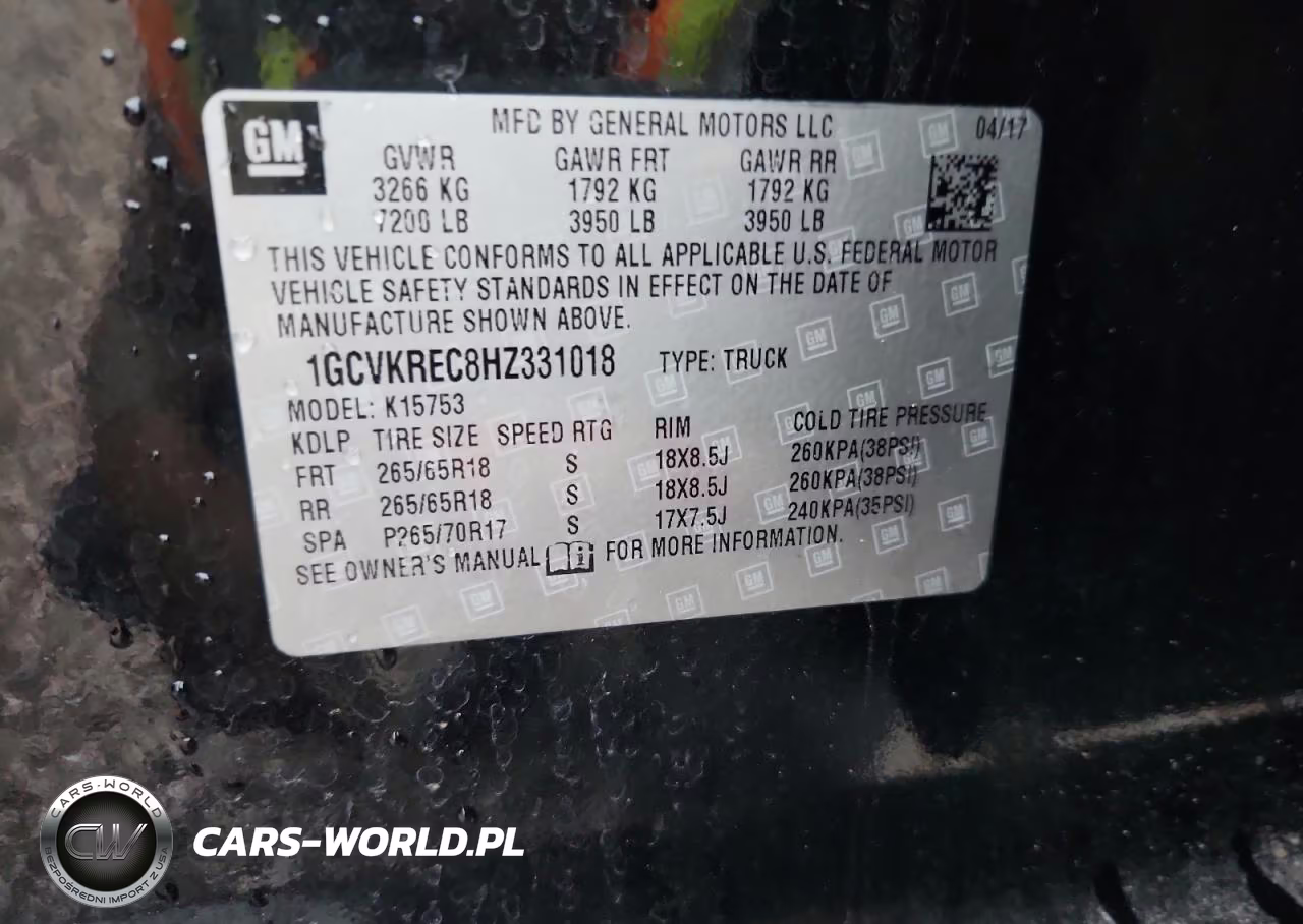2017 Chevrolet Silverado K1500 Lt VIN:1GCVKREC8HZ331018 - 12