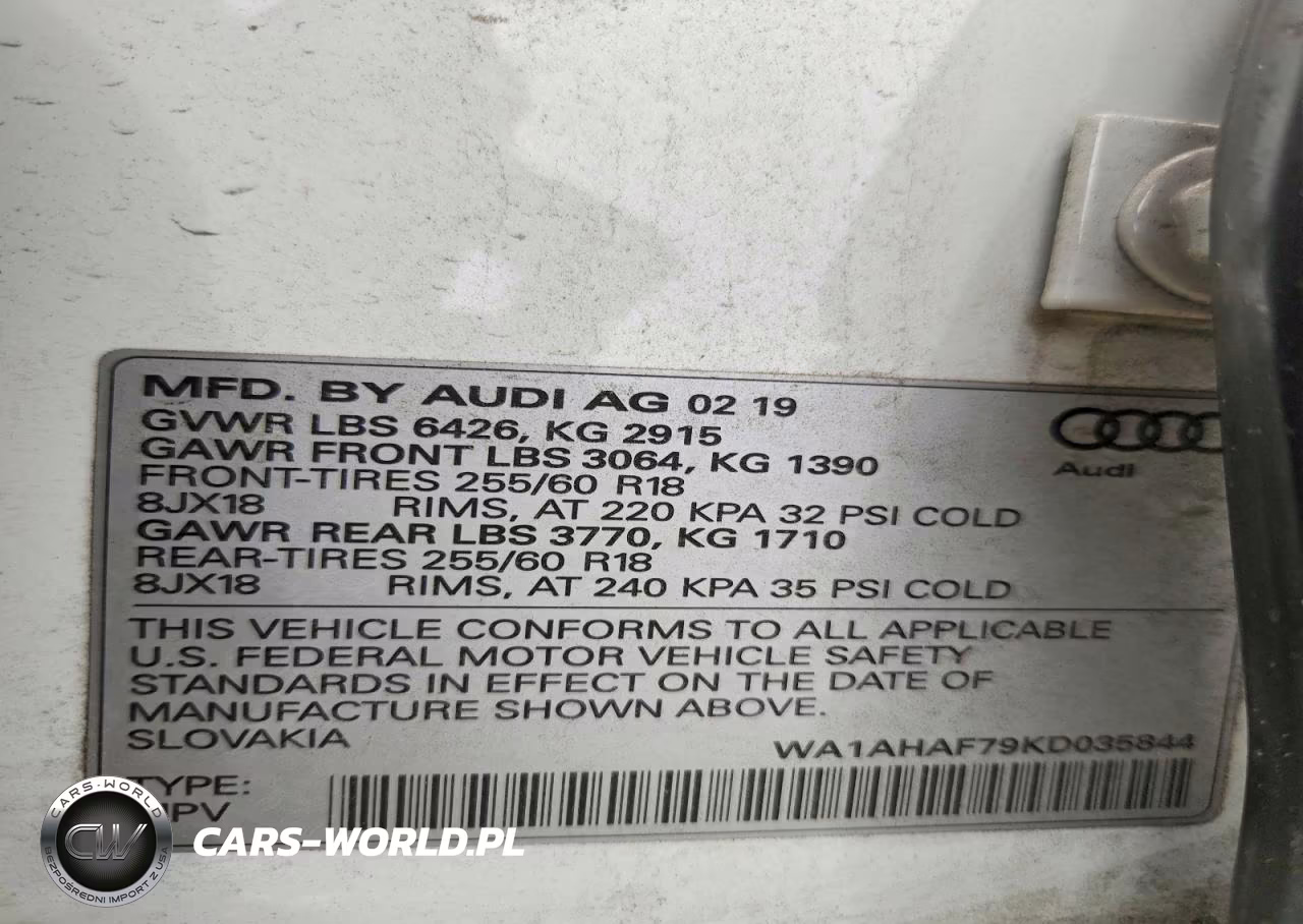 2019 Audi Q7 Premium VIN:WA1AHAF79KD035844 - 13