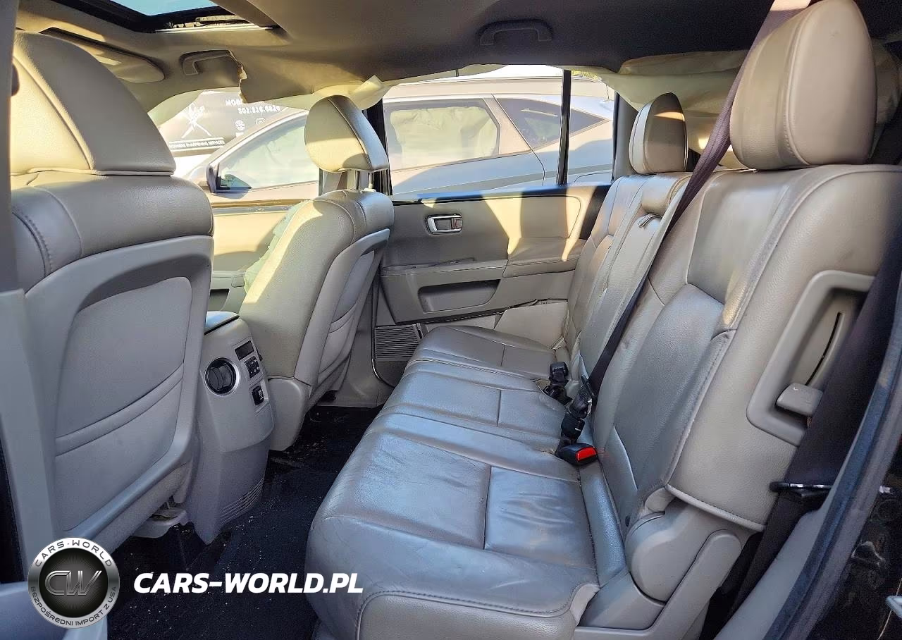 2012 Honda Pilot Exl VIN:5FNYF3H59CB006372 - 10
