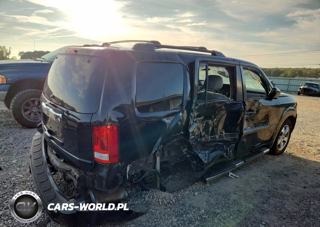 2012 Honda Pilot Exl VIN:5FNYF3H59CB006372 - 3