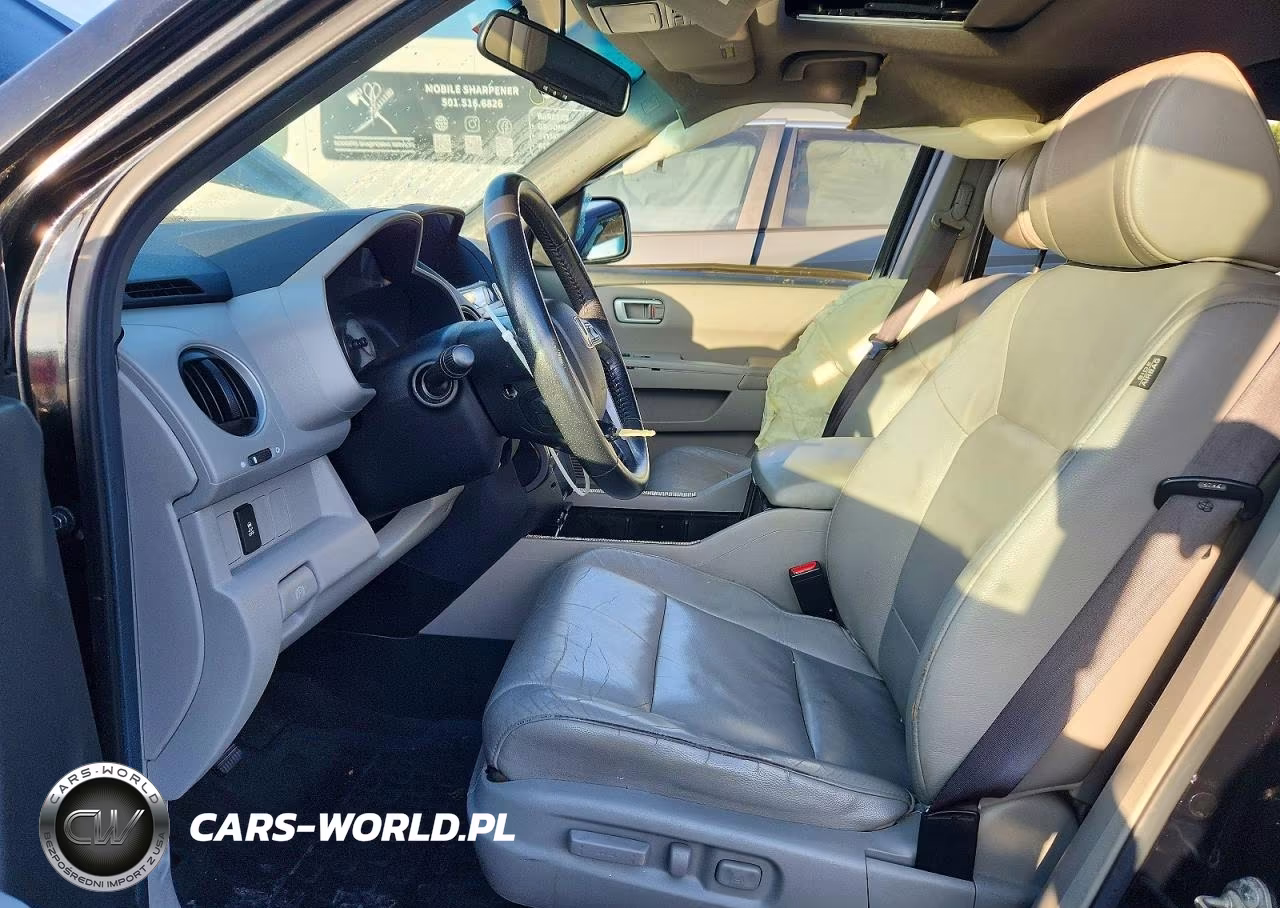 2012 Honda Pilot Exl VIN:5FNYF3H59CB006372 - 7