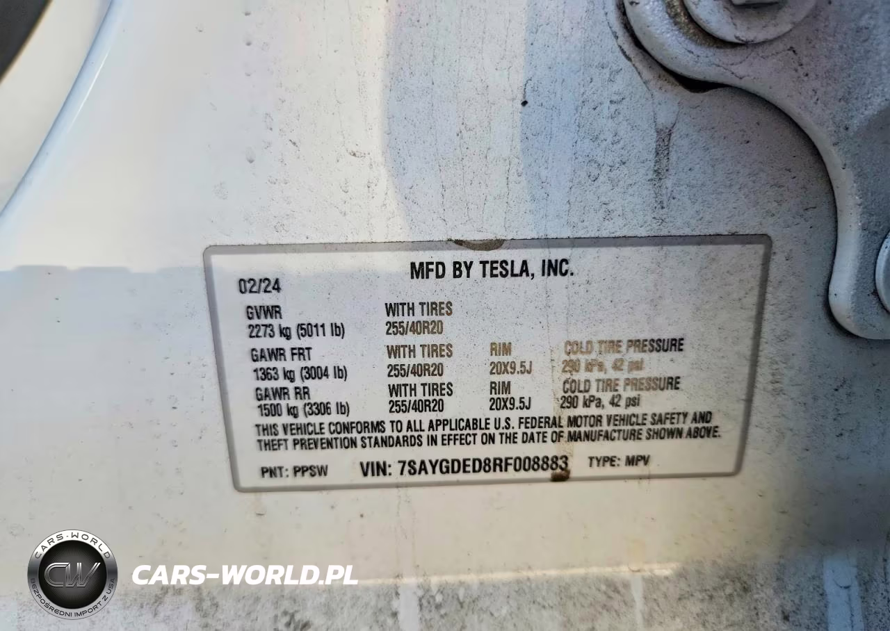 2021 Tesla Model Y VIN:7SAYGDED8RF008883 - 12