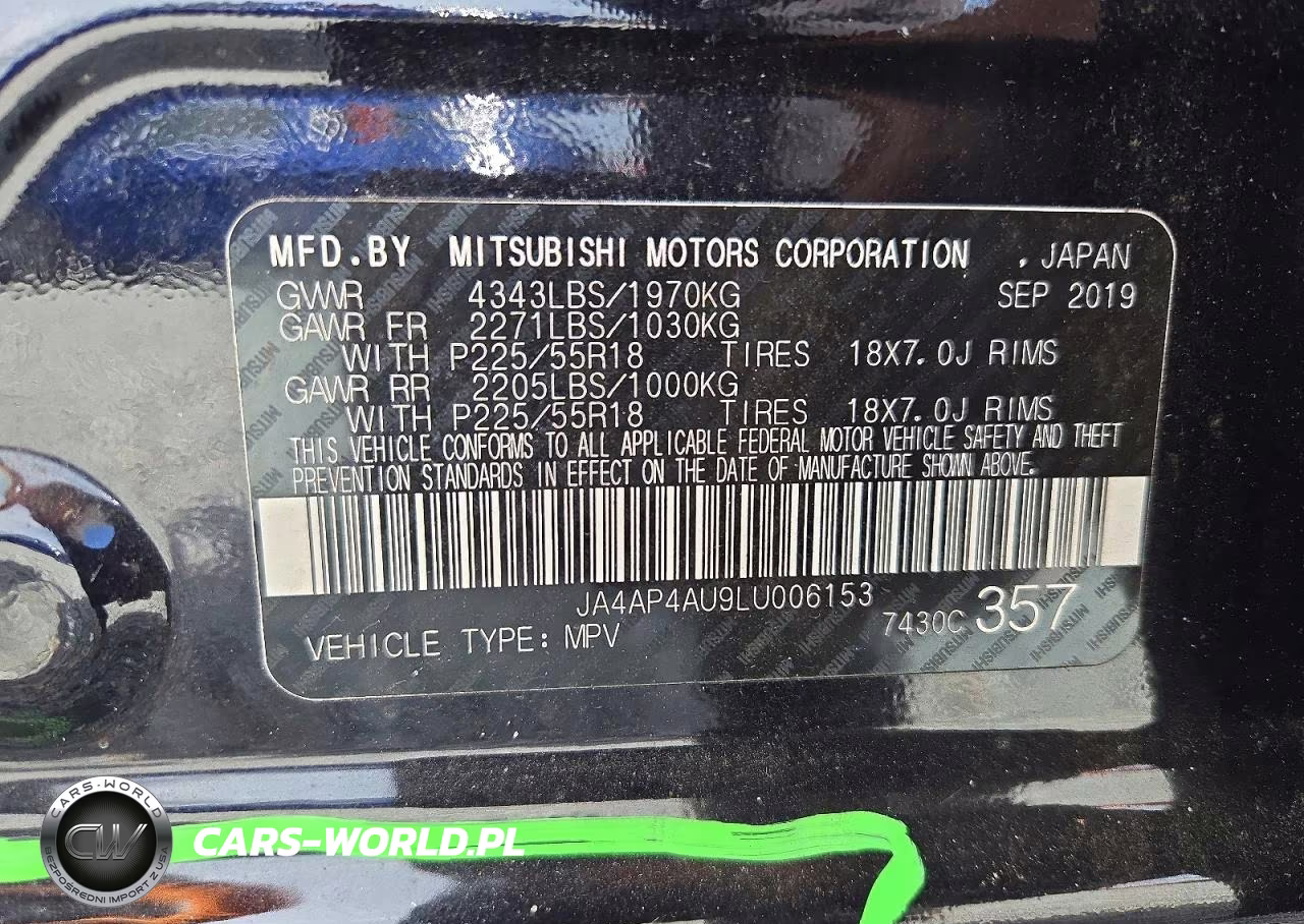 2020 Mitsubishi Outlander Sport Se VIN:JA4AP4AU9LU006153 - 14