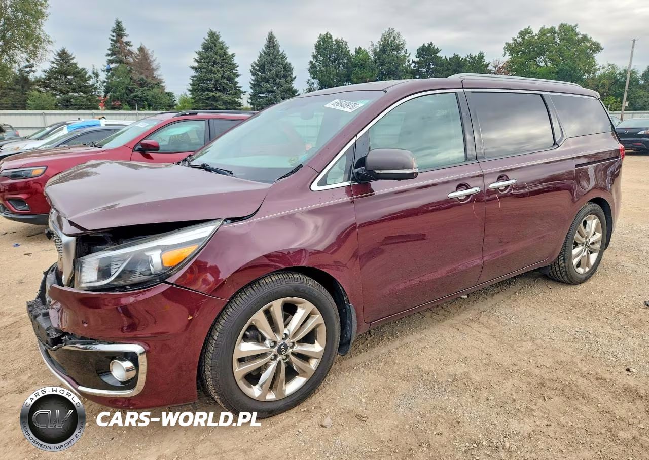 2015 Kia Sedona Sxl VIN:KNDME5C12F6037240 - 1