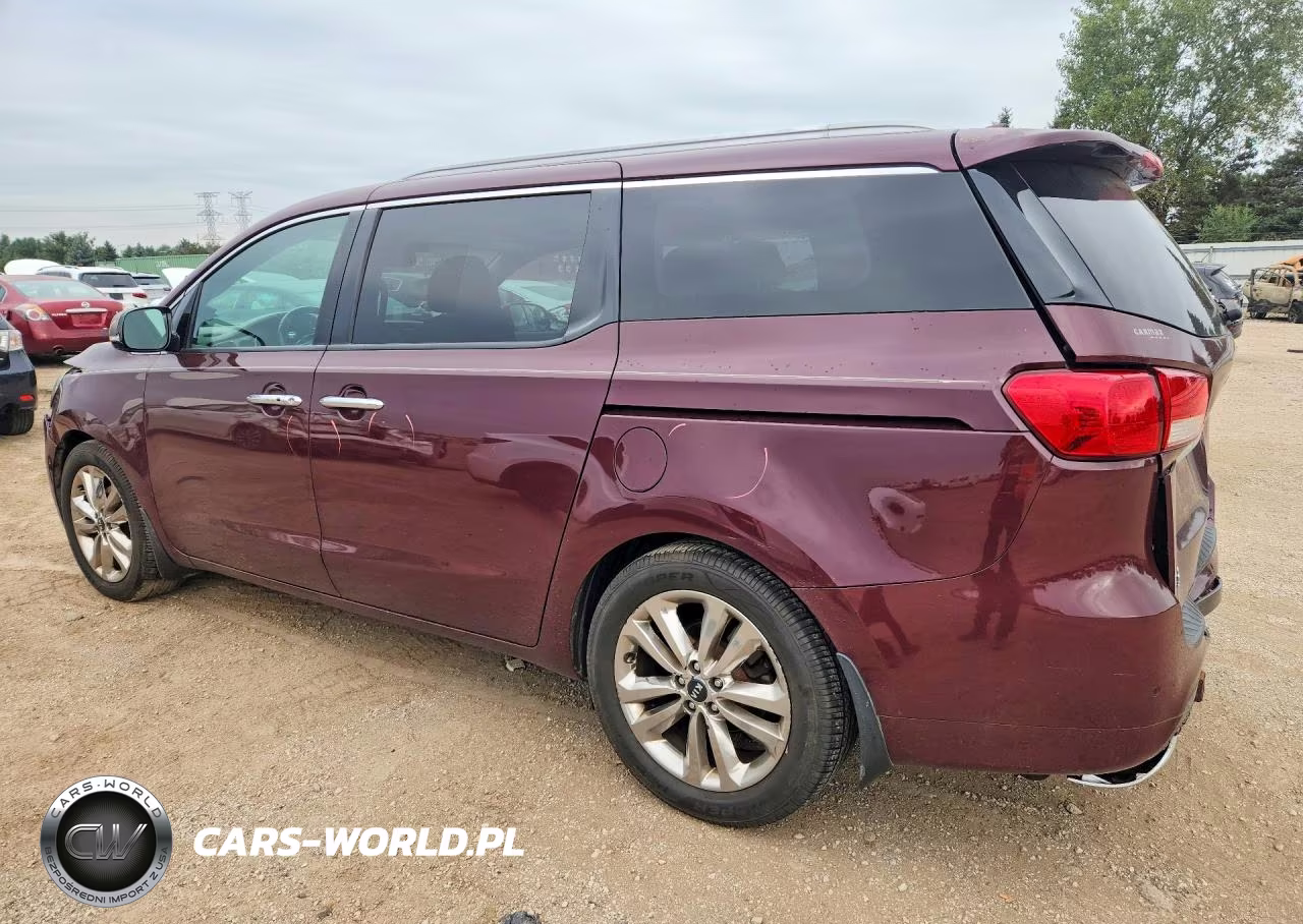 2015 Kia Sedona Sxl VIN:KNDME5C12F6037240 - 2