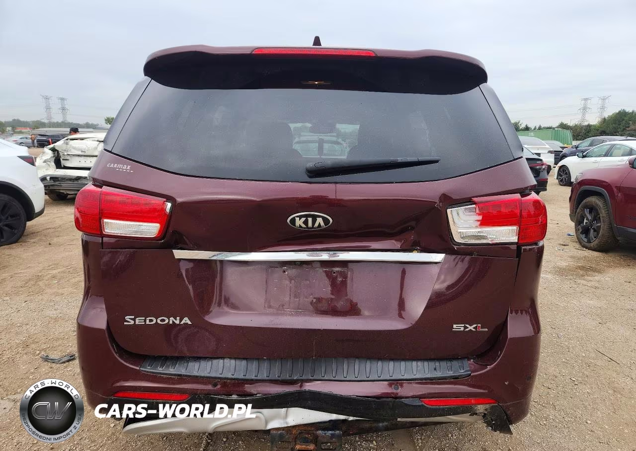 2015 Kia Sedona Sxl VIN:KNDME5C12F6037240 - 6