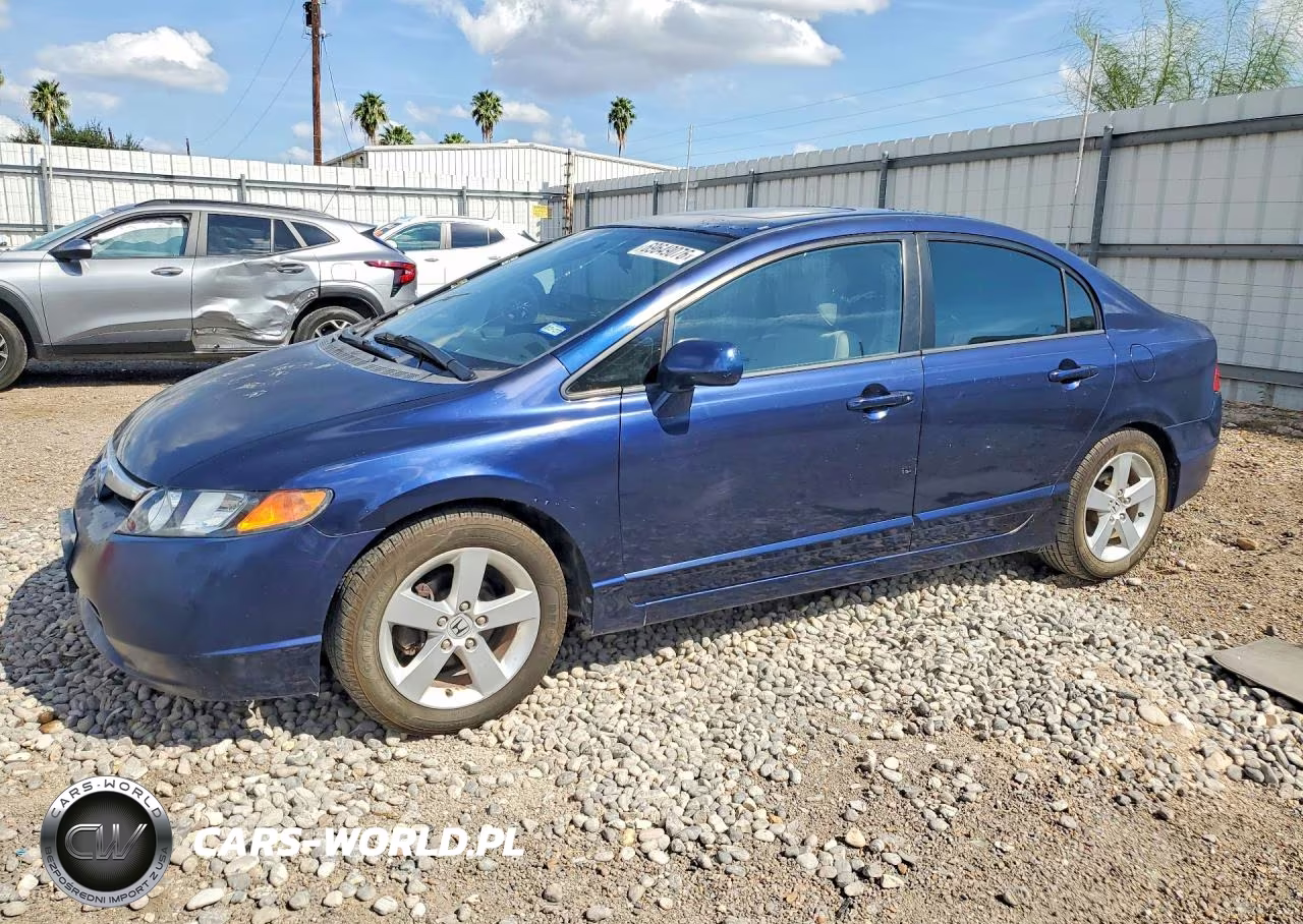 2007 Honda Civic Ex VIN:1HGFA168X7L074627 - 1