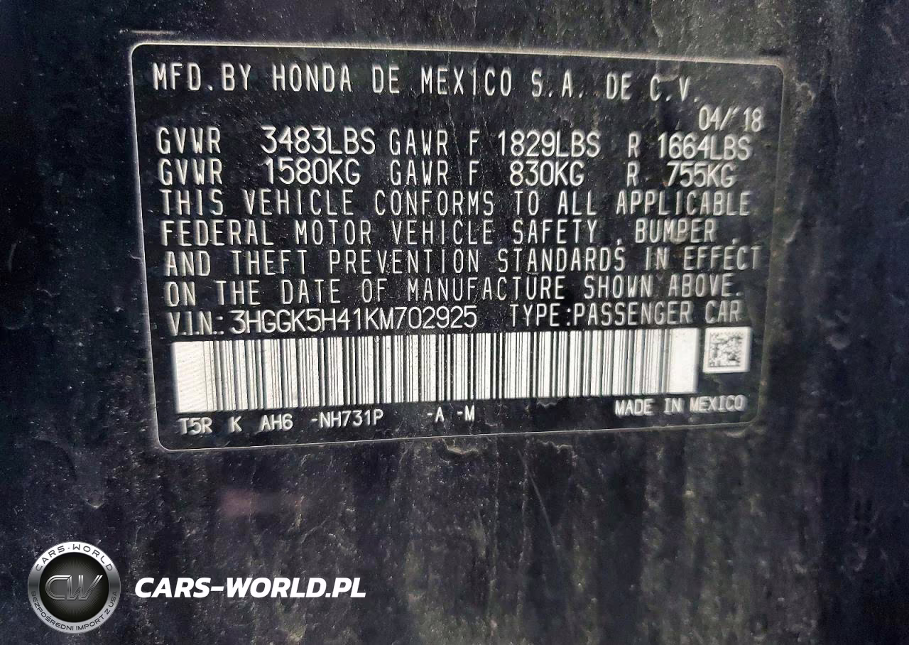 2019 Honda Fit Lx VIN:3HGGK5H41KM702925 - 12