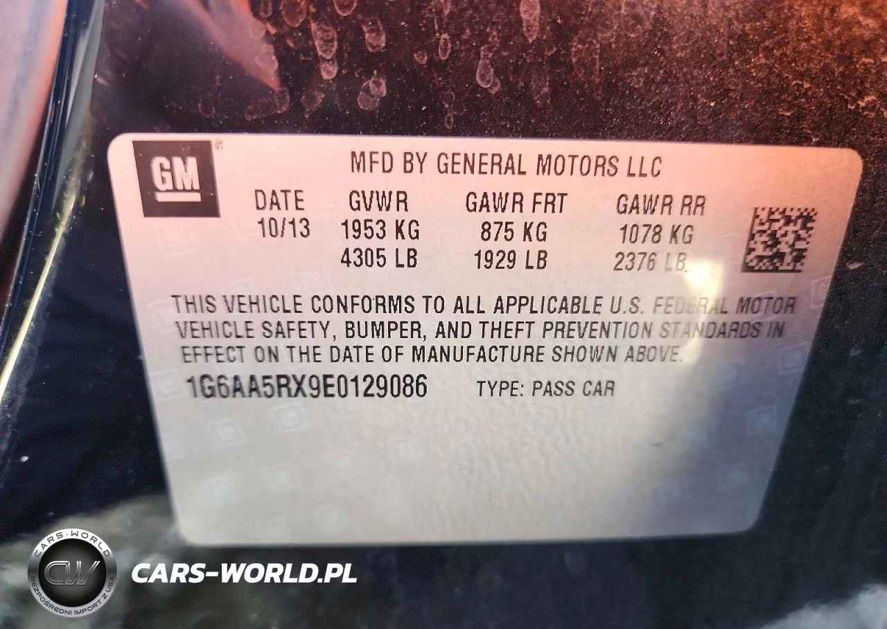 2014 Cadillac Ats VIN:1G6AA5RX9E0129086 - 12
