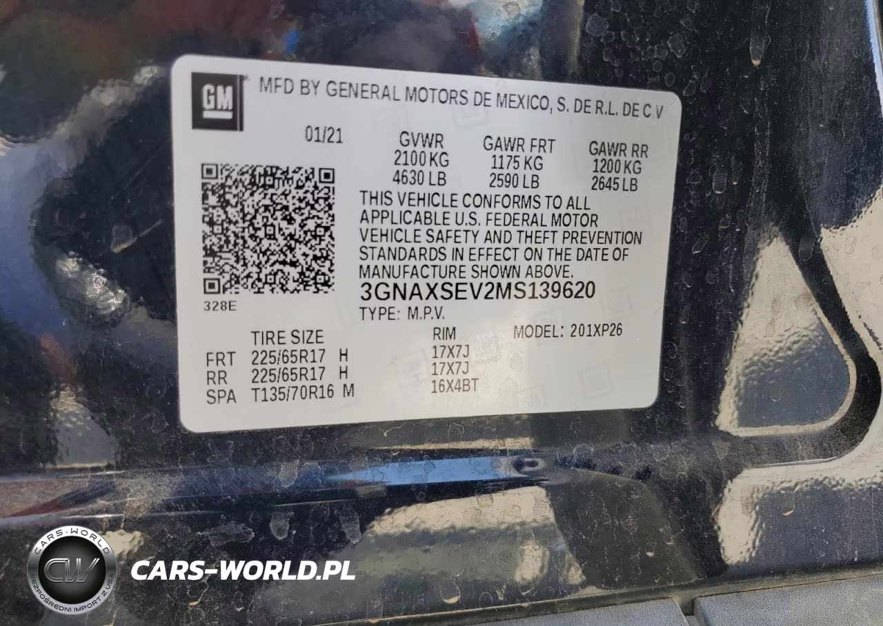 2021 Chevrolet Equinox Ls VIN:3GNAXSEV2MS139620 - 12