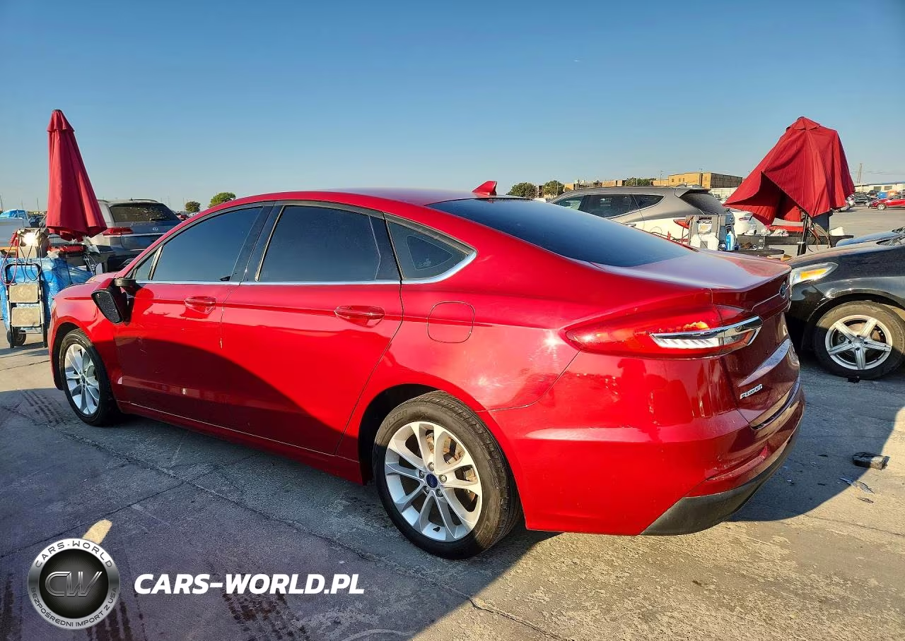2020 Ford Fusion Se VIN:3FA6P0HD4LR147543 - 2