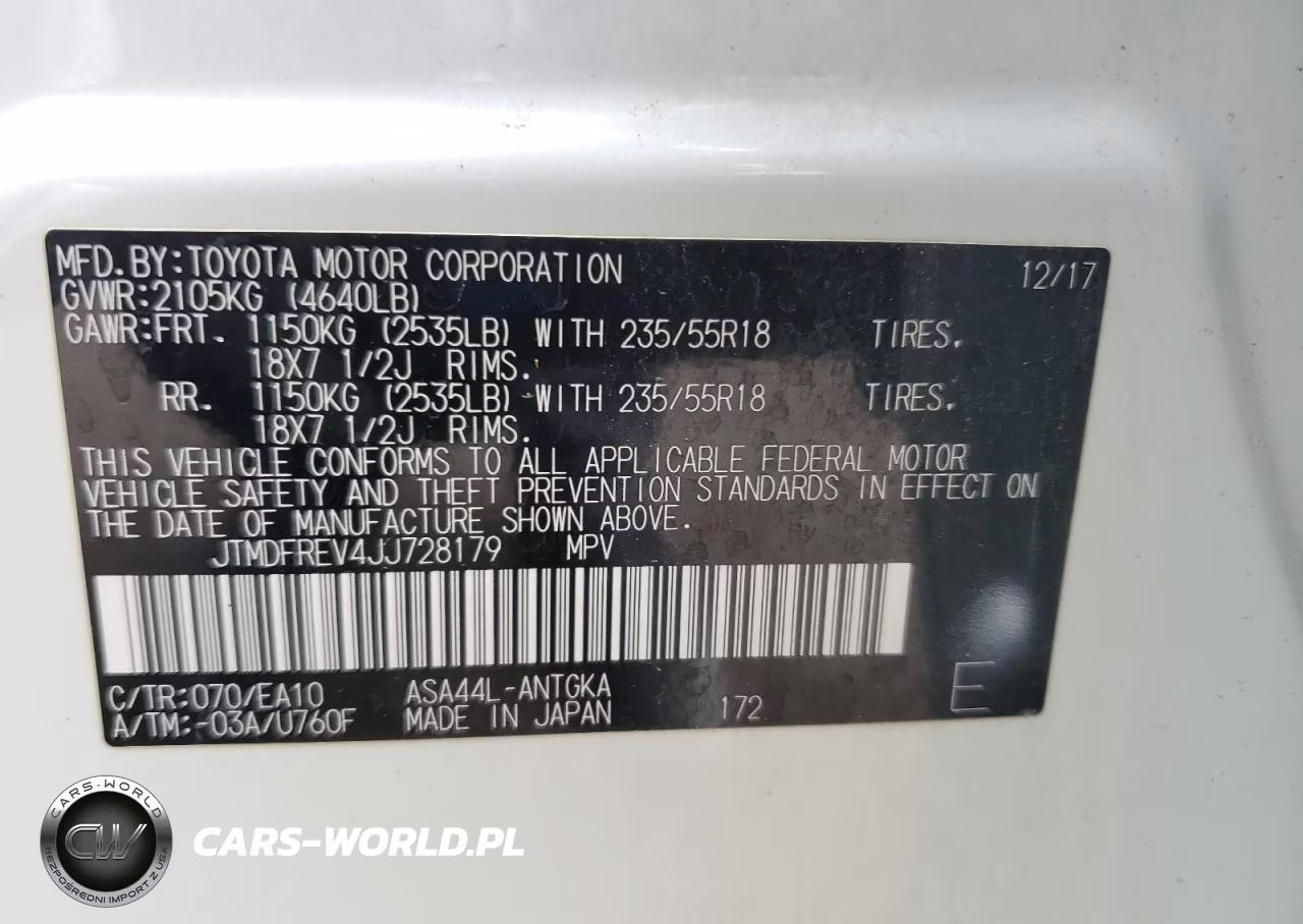 2018 Toyota Rav4 Limited VIN:JTMDFREV4JJ728179 - 12