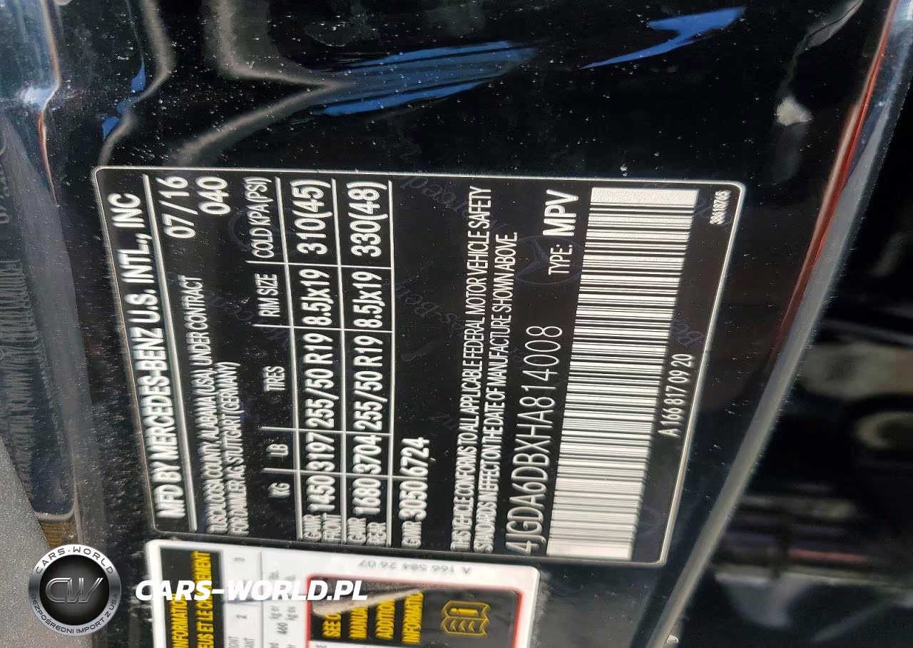 2017 Mercedes-Benz Gle 550E 4Matic VIN:4JGDA6DBXHA814008 - 13