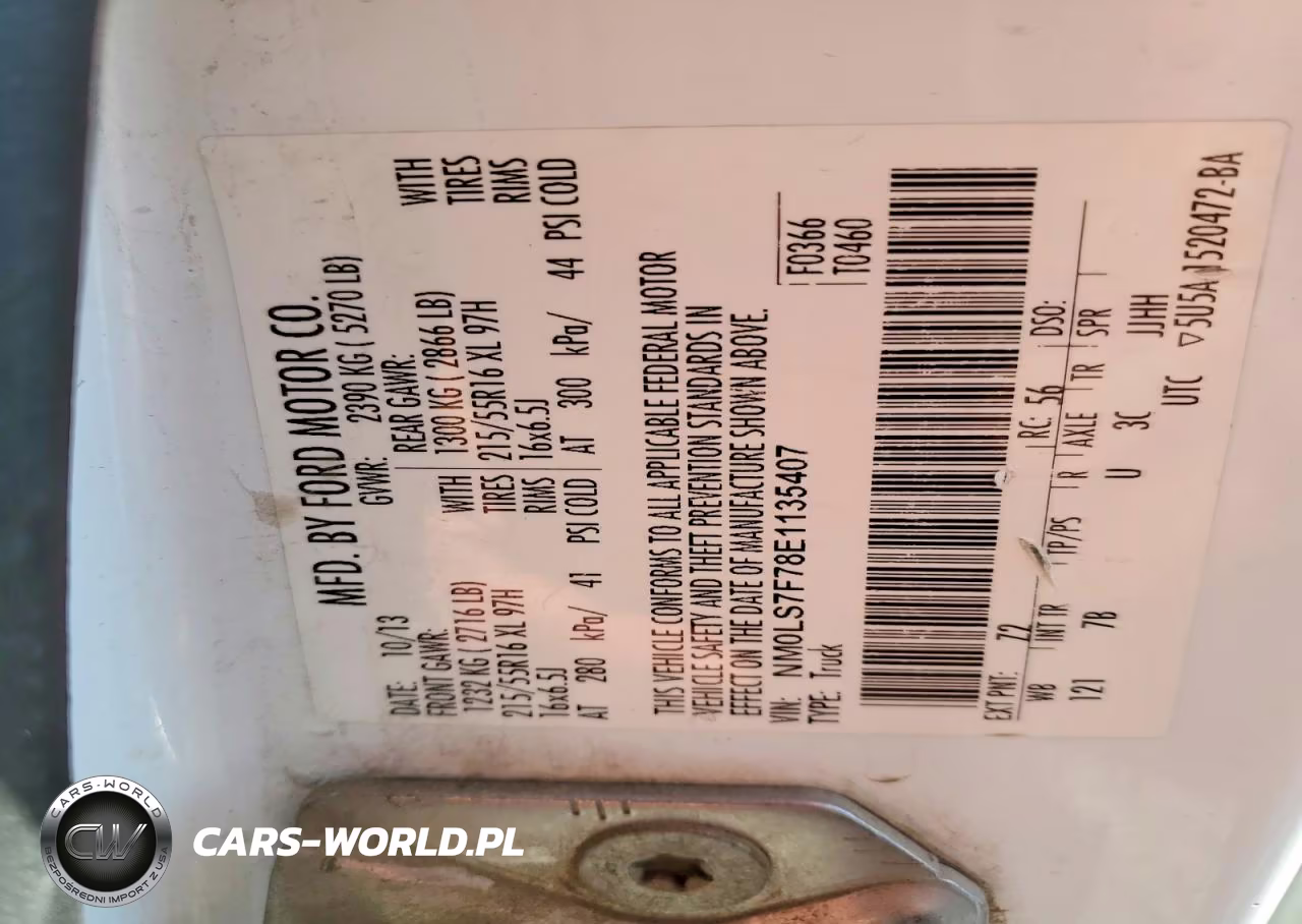 2014 Ford Transit Connect Xlt VIN:NM0LS7F78E1135407 - 13