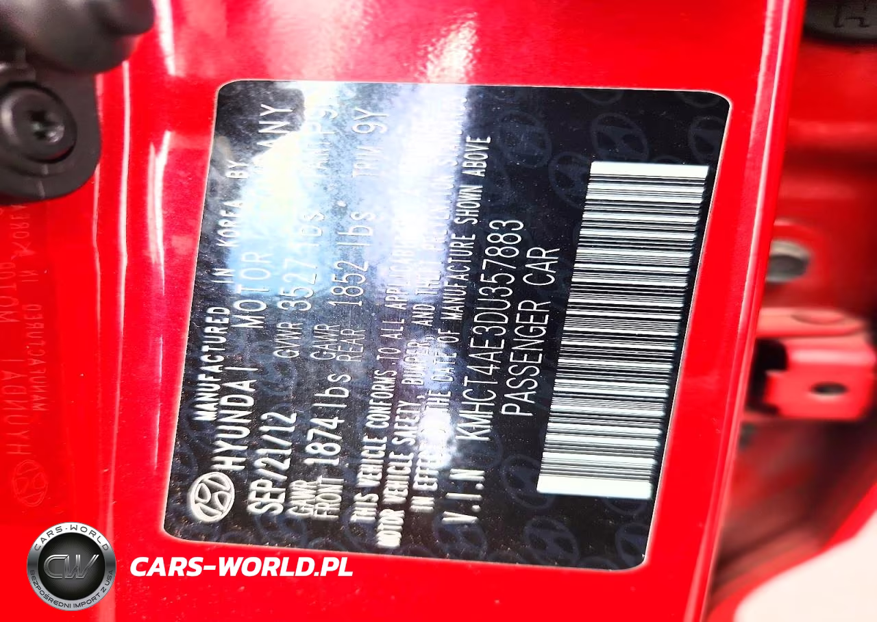 2013 Hyundai Accent Gls VIN:KMHCT4AE3DU357883 - 12