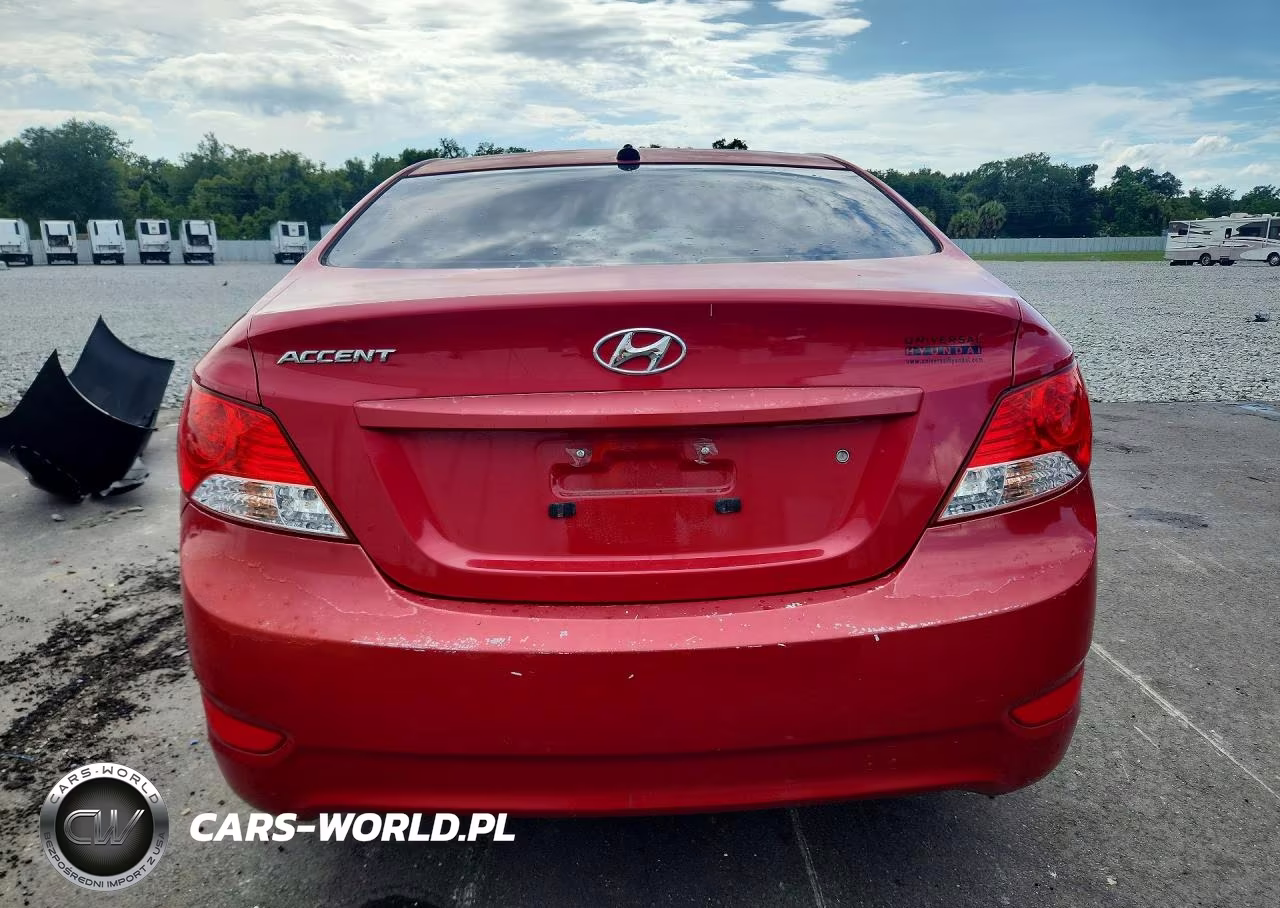 2013 Hyundai Accent Gls VIN:KMHCT4AE3DU357883 - 6
