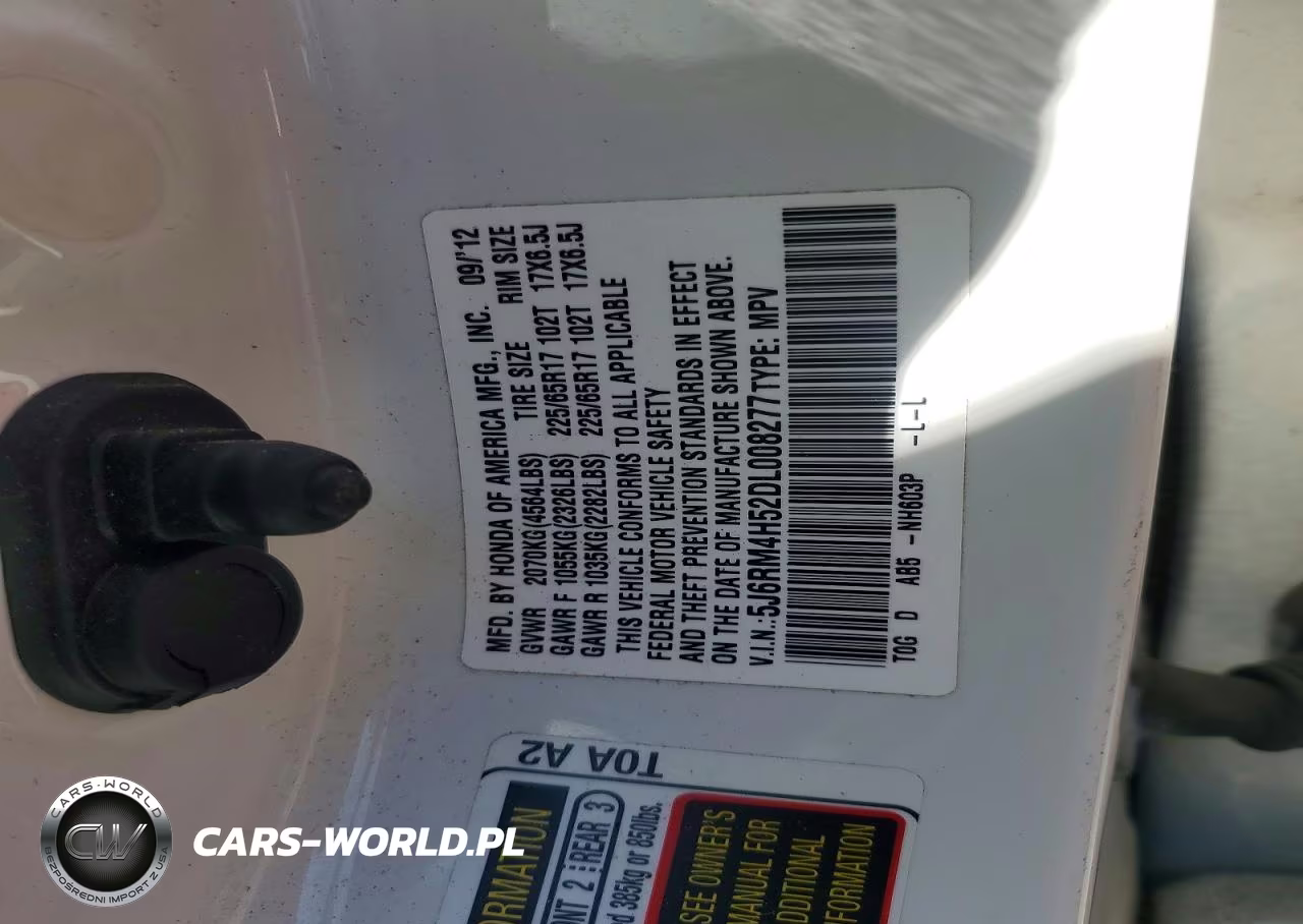 2013 Honda Cr-V Ex VIN:5J6RM4H52DL008277 - 13