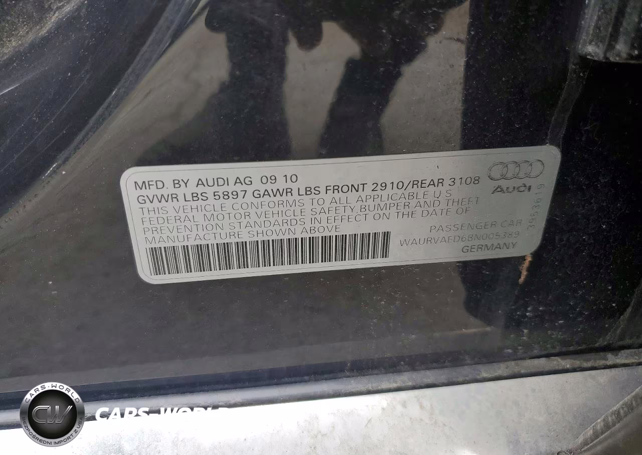 2011 Audi A8 L Quattro VIN:WAURVAFD6BN005389 - 12