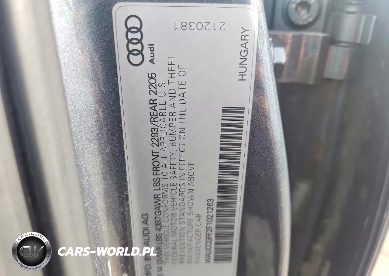 2015 Audi A3 Premium Plus VIN:WAUCCGFF2F1021263 - 12