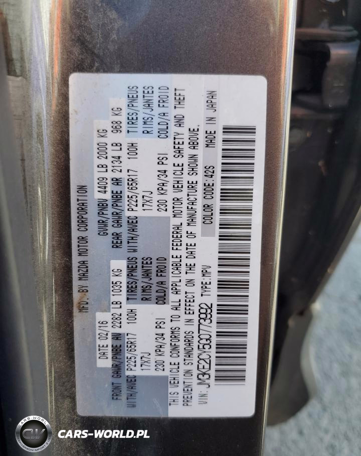 2016 Mazda Cx-5 Touring VIN:JM3KE2CY5G0773992 - 13