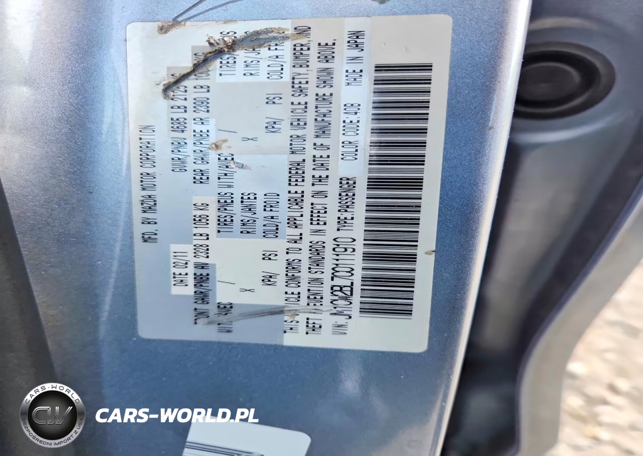 2012 Mazda 5 VIN:JM1CW2BL7C0111910 - 13