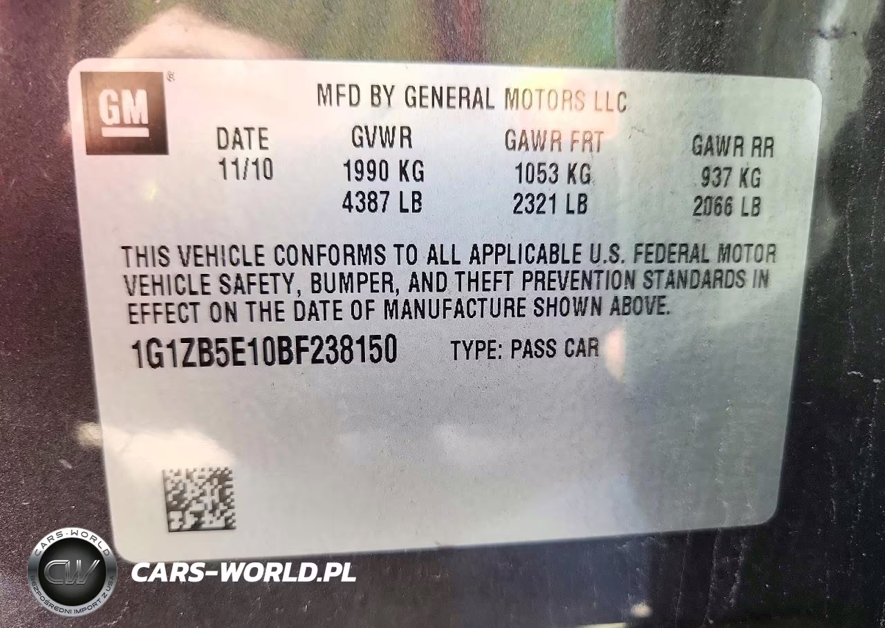 2011 Chevrolet Malibu Ls VIN:1G1ZB5E10BF238150 - 13
