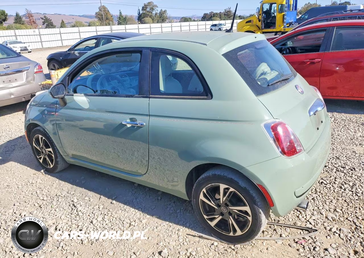 2012 Fiat 500 Pop VIN:3C3CFFAR2CT381129 - 2