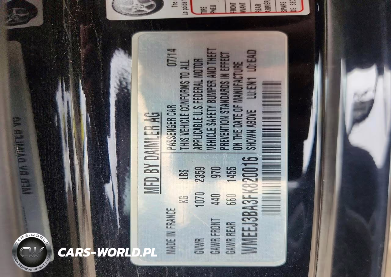 2015 Smart Fortwo Pure VIN:WMEEJ3BA3FK820016 - 12