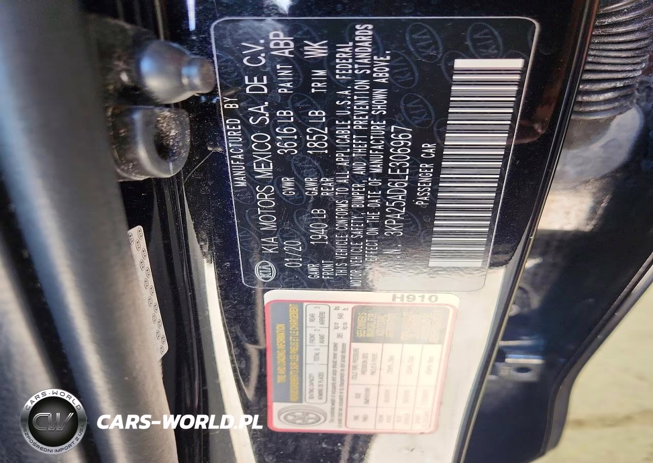 2020 Kia Rio 5-Door S VIN:3KPA25AD6LE306967 - 13