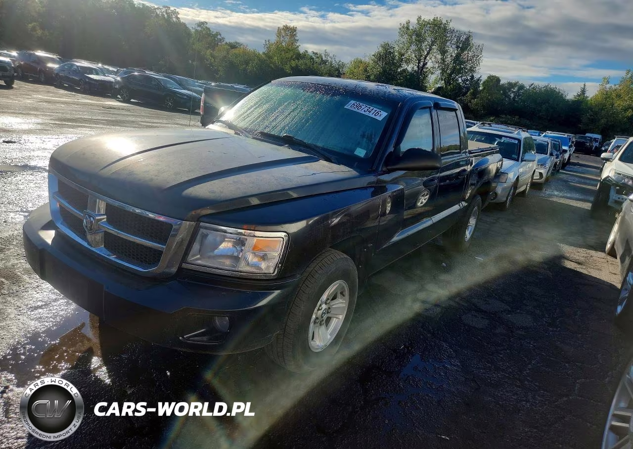 2008 Dodge Dakota Quad Slt VIN:1D3HW48KX8S590665 - 1