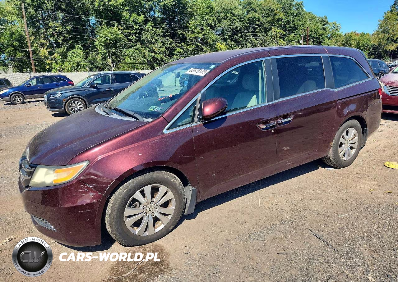 2014 Honda Odyssey Ex VIN:5FNRL5H46EB003030 - 1